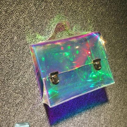 Holographic Clear Shoulder Bag by White Market