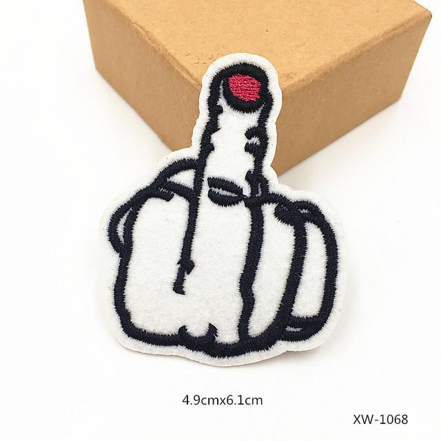 Iron-on Embroidered Patch by White Market