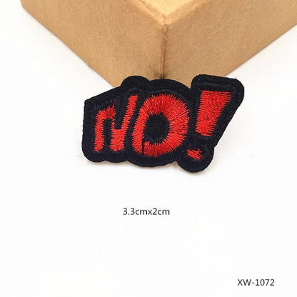 Iron-on Embroidered Patch by White Market