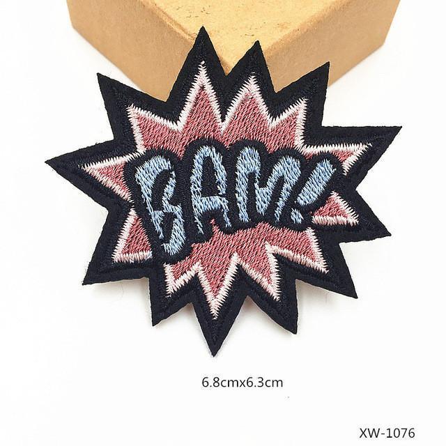 Iron-on Embroidered Patch by White Market