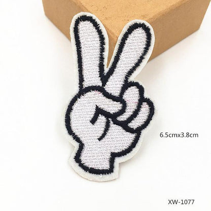 Iron-on Embroidered Patch by White Market