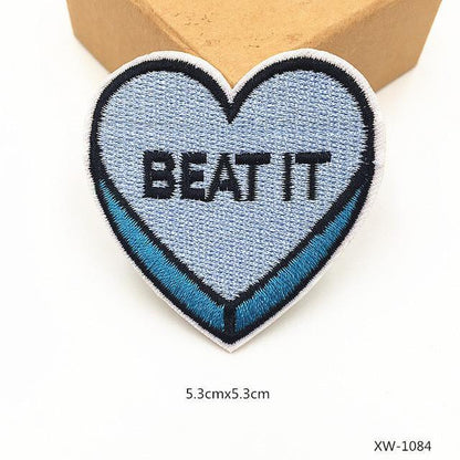 Iron-on Embroidered Patch by White Market
