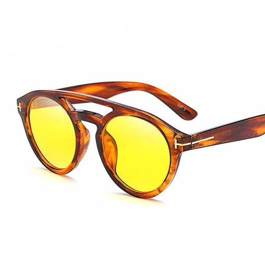 Tinted Round Aviator Shades by White Market