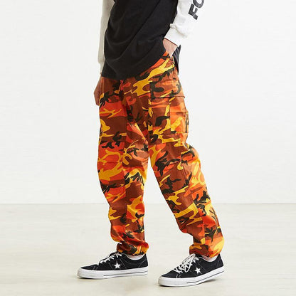 Colored Camo Cargo Pants by White Market