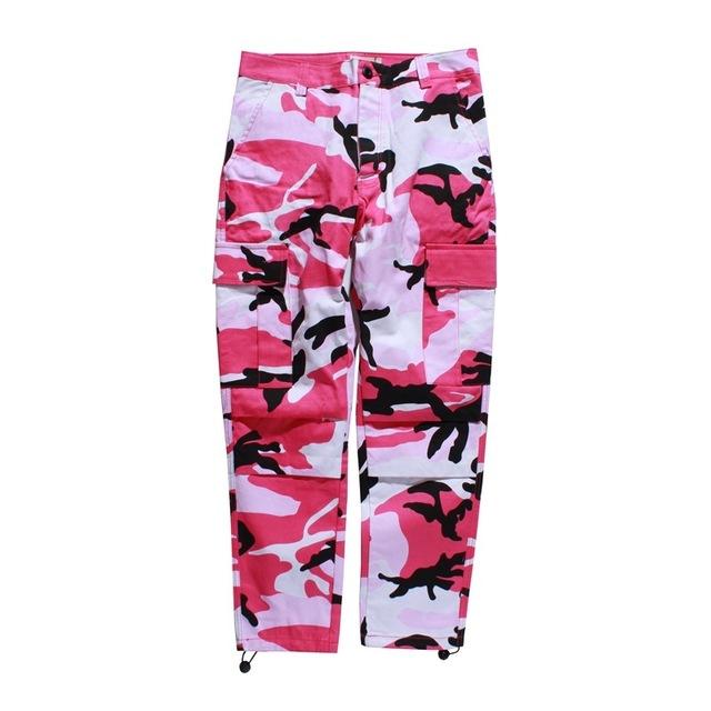 Colored Camo Cargo Pants by White Market