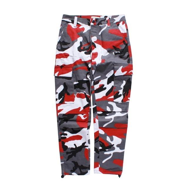 Colored Camo Cargo Pants by White Market