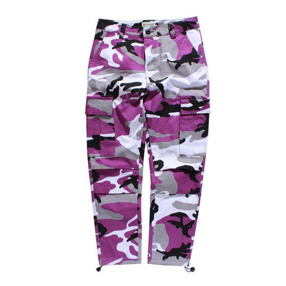 Colored Camo Cargo Pants by White Market