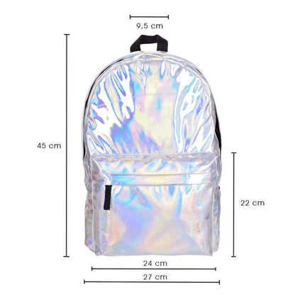 Holographic Iridescent Backpack by White Market