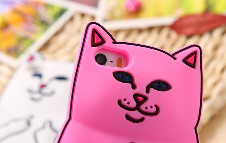 FU Cat Phone Case by White Market