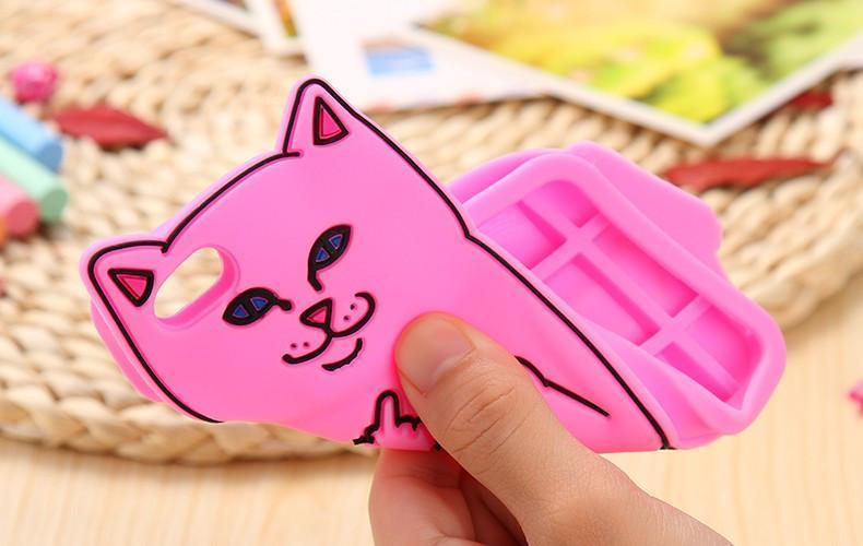 FU Cat Phone Case by White Market