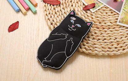 FU Cat Phone Case by White Market