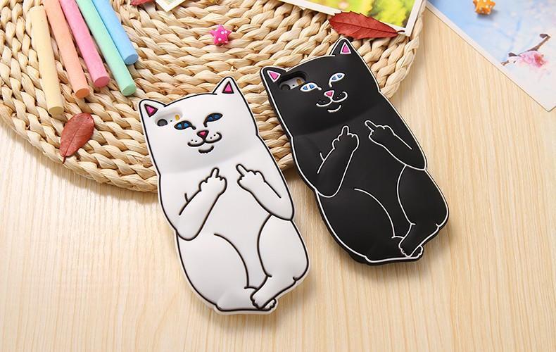 FU Cat Phone Case by White Market