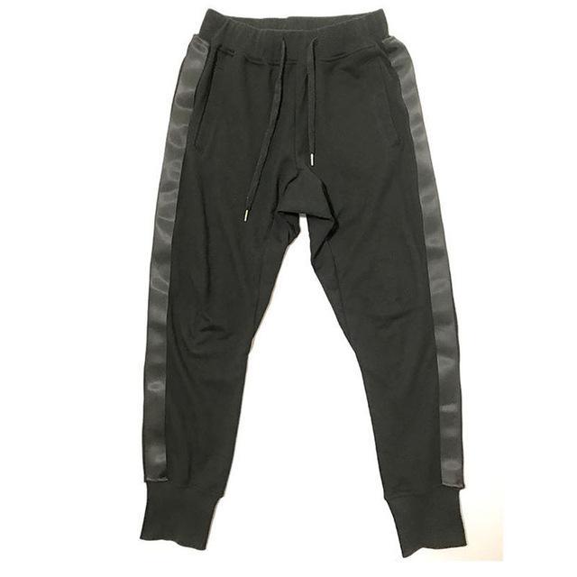 Monotone Stripe Joggers by White Market