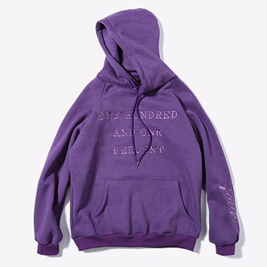 "One Hundred And One Percent" Hoodie by White Market