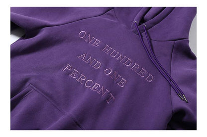 "One Hundred And One Percent" Hoodie by White Market