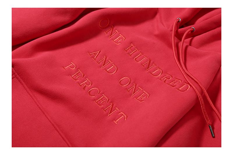 "One Hundred And One Percent" Hoodie by White Market