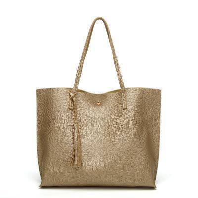 Basic Everyday Faux Leather Tote by White Market