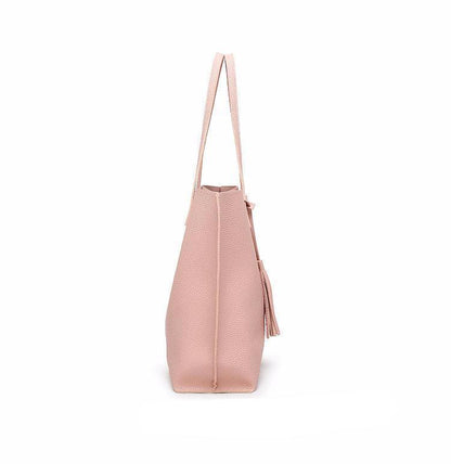 Basic Everyday Faux Leather Tote by White Market