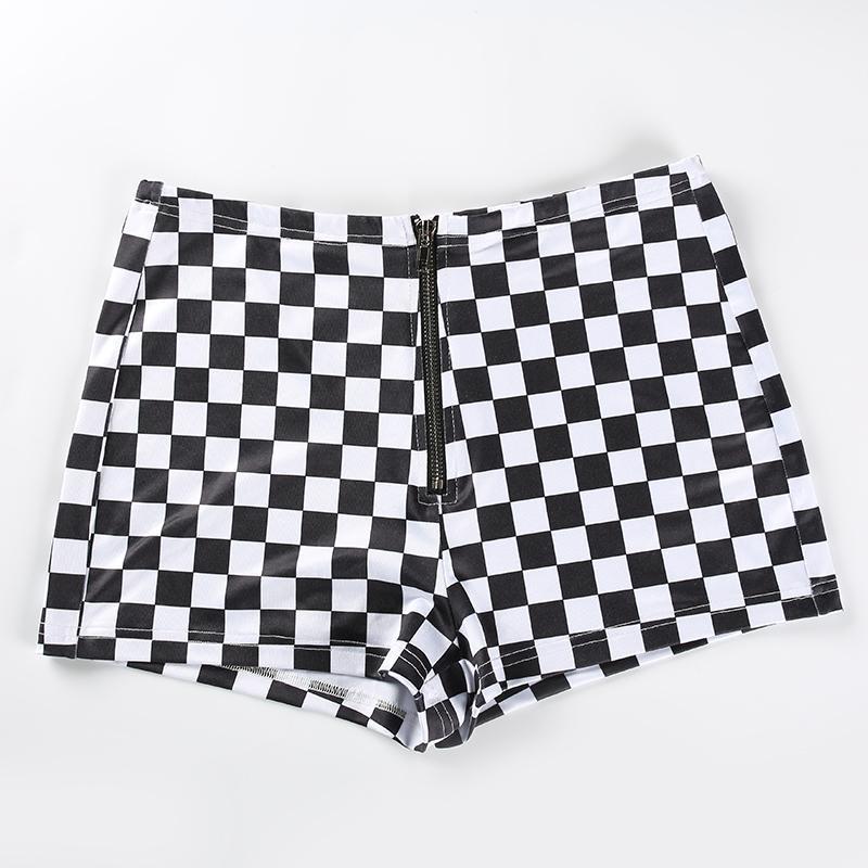 Checkered Shorts by White Market