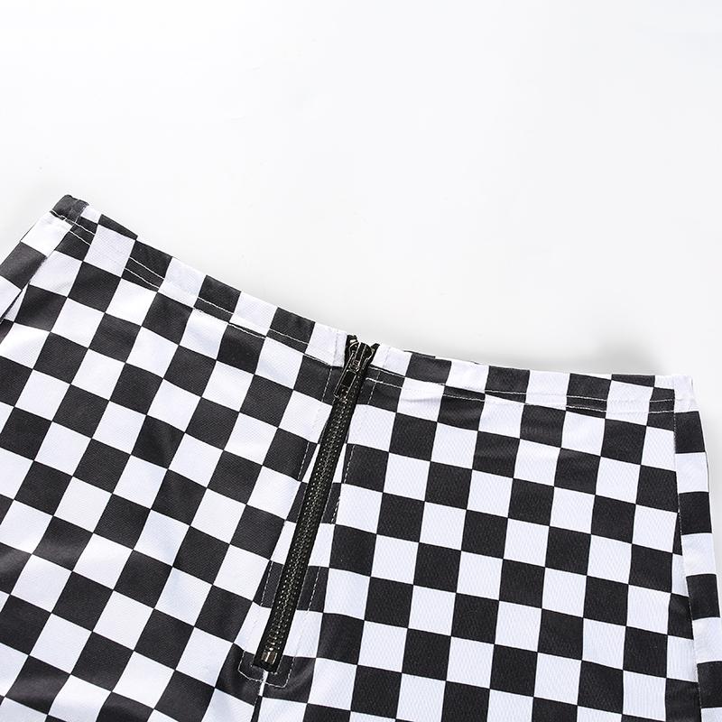 Checkered Shorts by White Market