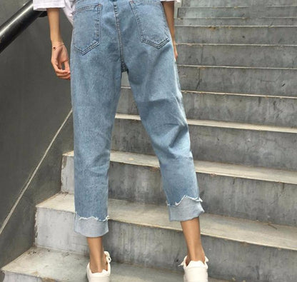 Cut Boyfriend Jeans by White Market