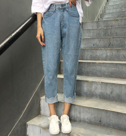 Cut Boyfriend Jeans by White Market