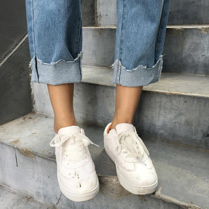 Cut Boyfriend Jeans by White Market