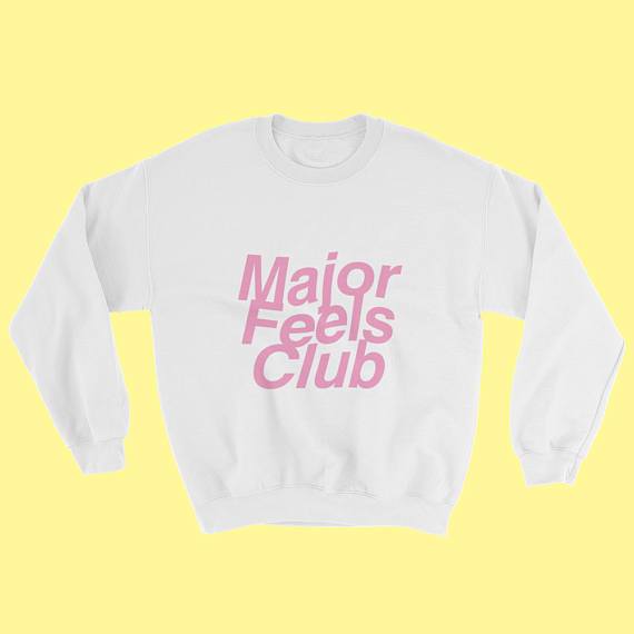 "Major Feels Club" Sweater by White Market