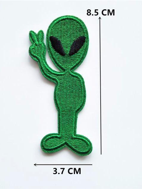Alien Iron On Patches by White Market