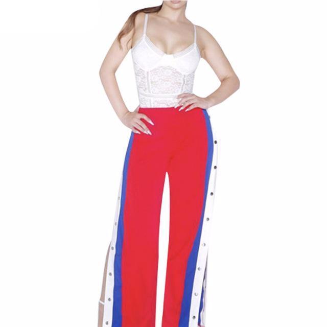 Two Tone Sport Trousers by White Market