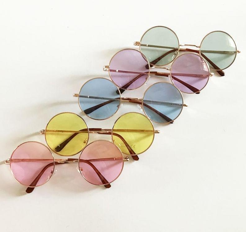 Tinted Round Glasses by White Market