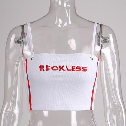 "Reckless" Strapped Top by White Market