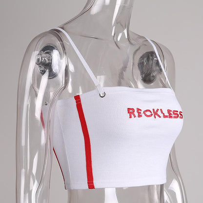 "Reckless" Strapped Top by White Market