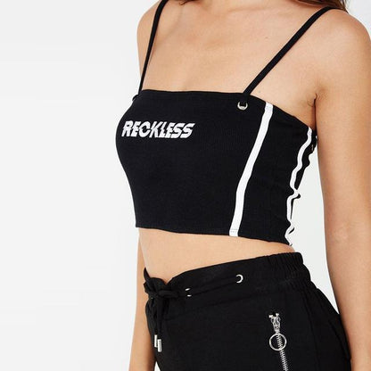 "Reckless" Strapped Top by White Market