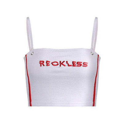 "Reckless" Strapped Top by White Market