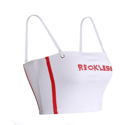 "Reckless" Strapped Top by White Market