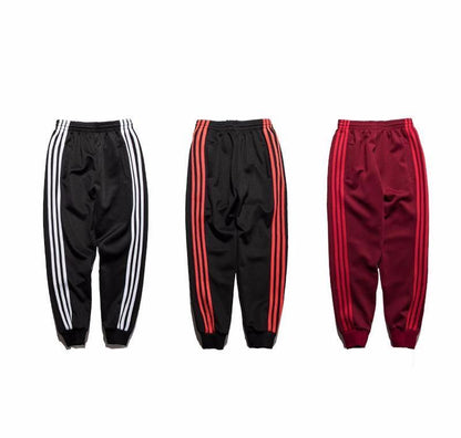 Triple Striped Joggers by White Market