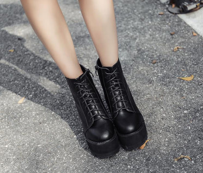 Classic Platform Boots by White Market