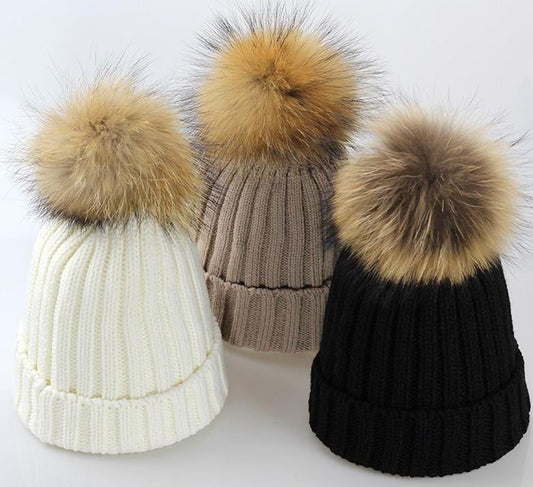 Fur Winter Toque by White Market