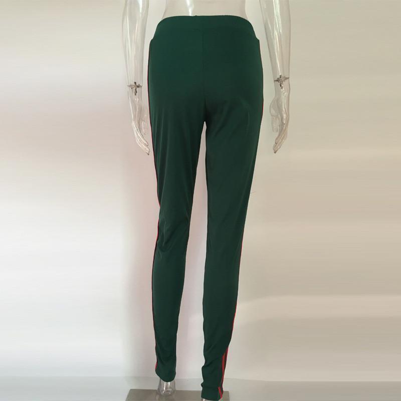 Green And Red Pleated Trousers by White Market