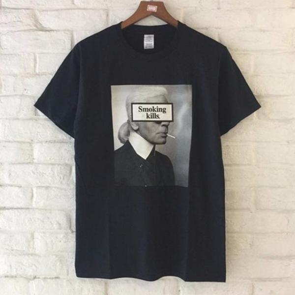 KARL "Smoking Kills" Tee by White Market