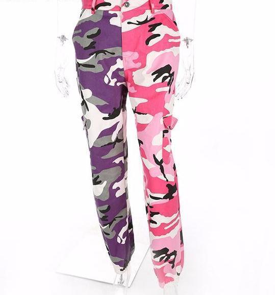 Colored Camo Pants by White Market