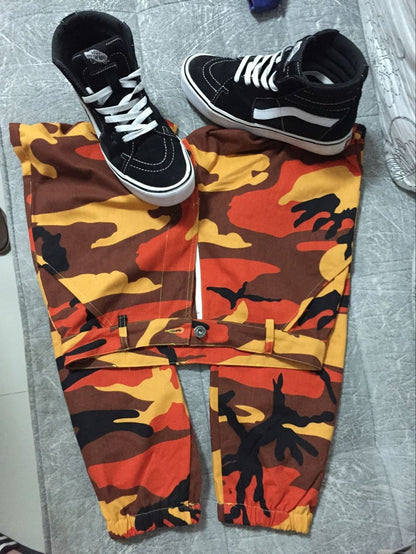 Colored Camo Pants by White Market