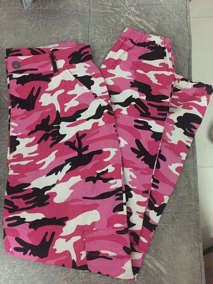 Colored Camo Pants by White Market