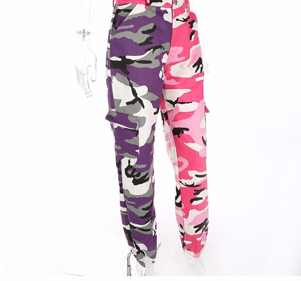 Colored Camo Pants by White Market