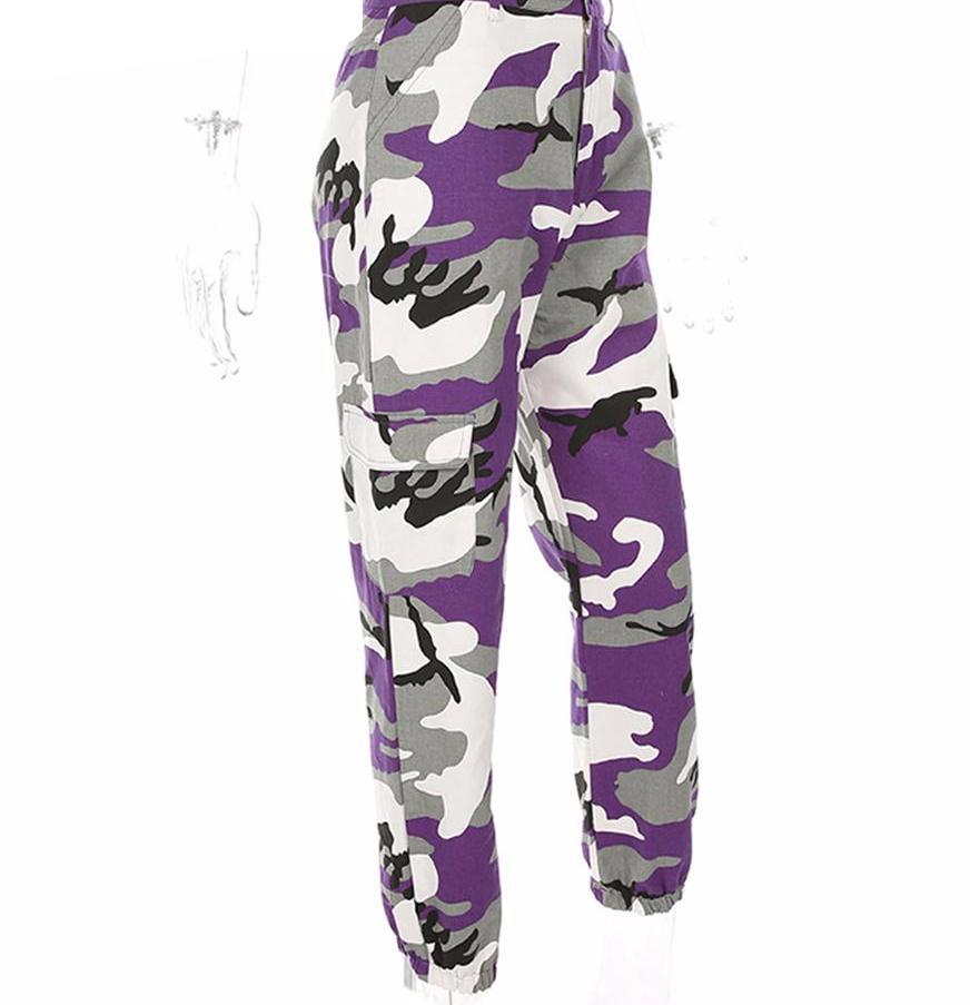 Colored Camo Pants by White Market