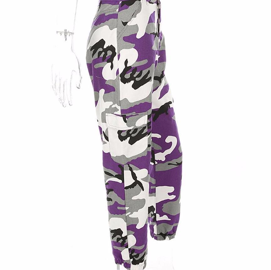 Colored Camo Pants by White Market