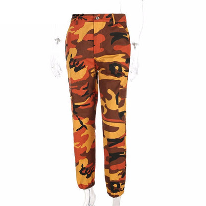 Colored Camo Pants by White Market