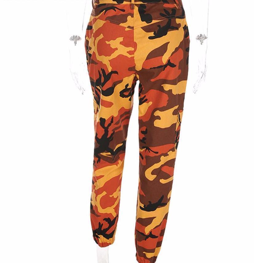 Colored Camo Pants by White Market