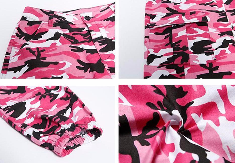 Colored Camo Pants by White Market